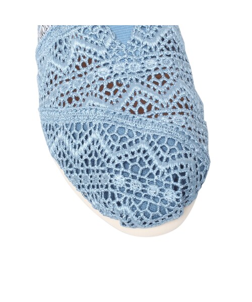TOMS（トムス）の「CROCHET CLASSIC（シューズ・レディース・BLUE・36/37/38/40/41）」の3枚目の写真