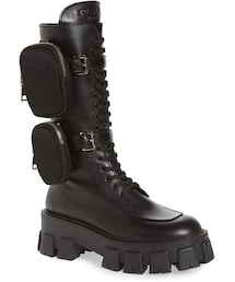 PRADA（プラダ）の「Prada Monolith Mini Bag Knee High Boot（ブーツ