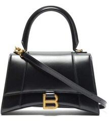 BALENCIAGA | Balenciaga - Hourglass Small Leather Shoulder Bag - Womens - Black(ショルダーバッグ)