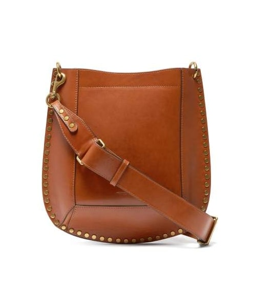 ISABEL MARANT(イザベルマラン)の「Isabel Marant - Oksan Studded Leather Cross Body Bag - Womens - Tan(ショルダーバッグ・レディース・Brown・One Size)」の1枚目の写真