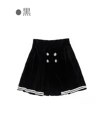 Bobon21 | ダブルボタンベロアスカパン-全３色-(スカート)