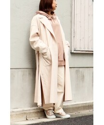 VENCE | 【先行予約】サイドスリットビックロングコート(ジャケット/アウター)