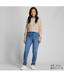 UNIQLO | デニムジャージーボアパンツ(その他パンツ)