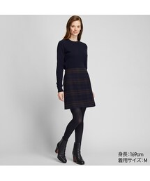 UNIQLO | ウールブレンドミニスカート（チェック）(スカート)