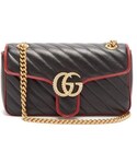 Gucci Handbag "Gucci - Gg Marmont Quilted Leather Bag - Womens - Black Multi"