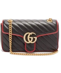 Gucci - Gg Marmont Quilted Leather Bag - Womens - Black Multi