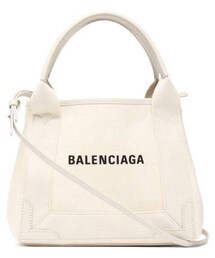 BALENCIAGA | Balenciaga - Cabas Xs Logo Print Tote Bag - Womens - Beige Multi(トートバッグ)