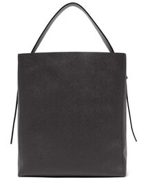 Valextra - Sacca Medium Grained Leather Tote Bag - Womens - Black