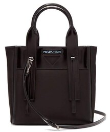 Prada - Ouverture Nylon And Leather Tote Bag - Womens - Black