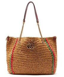 Gucci - Large Gg Marmont Macrame Tote Bag - Womens - Beige Multi