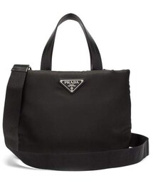 Prada - Small Padded Nylon Tote Bag - Womens - Black
