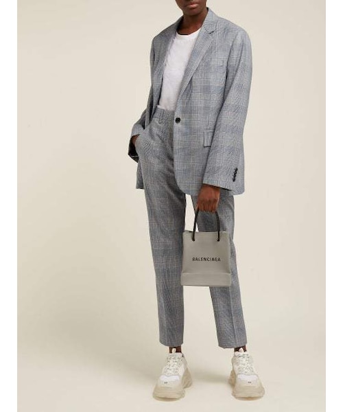 BALENCIAGA / バレンシアガ | SHOPPING TOTE XXS ショッピング トート バッグ | グレー | レディース BALENCIAGA（バレンシアガ） | SHOPPING TOTE XXS ショッピング トート