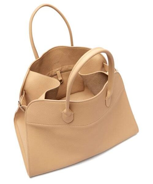 ◆THE ROW◆マーロ17トートバッグ Marlo 17 レザー製のトートバッグ ブラック – The Row
