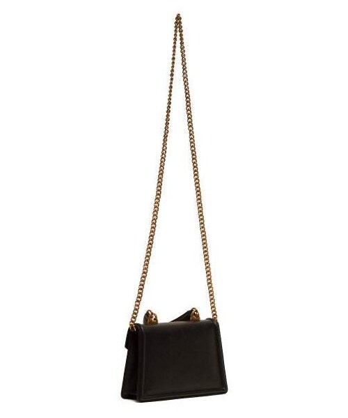 DOLCE&GABBANA(ドルチェアンドガッバーナ)の「Dolce & Gabbana - Devotion Heart Embellished Leather Bag - Womens - Black(トートバッグ・レディース・Black・One Size)」の4枚目の写真