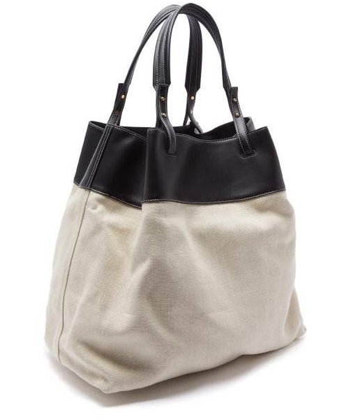 バッグ Bottega Veneta Canvas Tote Bag Leather BOTTEGA VENETA（ボッテガヴェネタ）の「Bottega Veneta - Quad