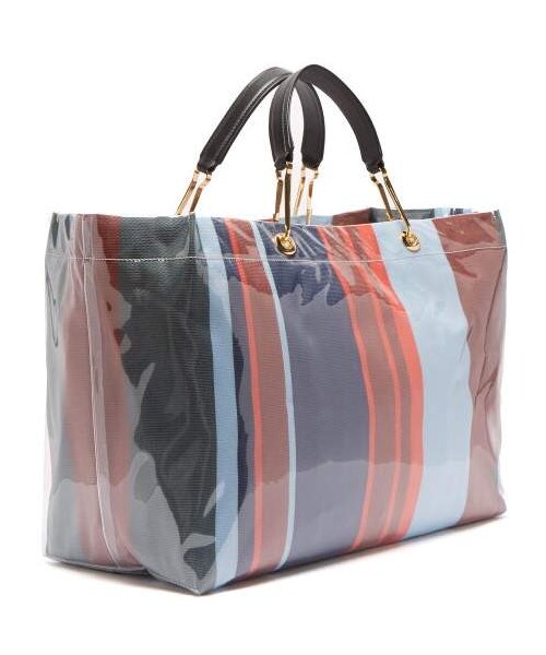 MARNI(マルニ)の「Marni - Glossy Grip Large Pvc Tote Bag - Womens - Blue Multi(トートバッグ・レディース・Blue・One Size)」の2枚目の写真