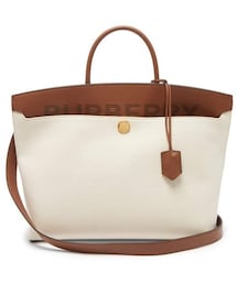 【BURBERRY】LL SM TOTE キャンバスコンビトート BURBERRY】LL SM TOTE キャンバスコンビトート (Burberry/トート