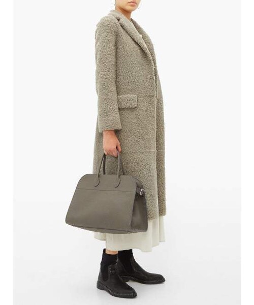 ザロウ THE ROW Margaux 15 ボストンバッグ グレー THE ROW ザ・ロウ ハンドバッグ SOFT MARGAUX 15 マルゴー W1255