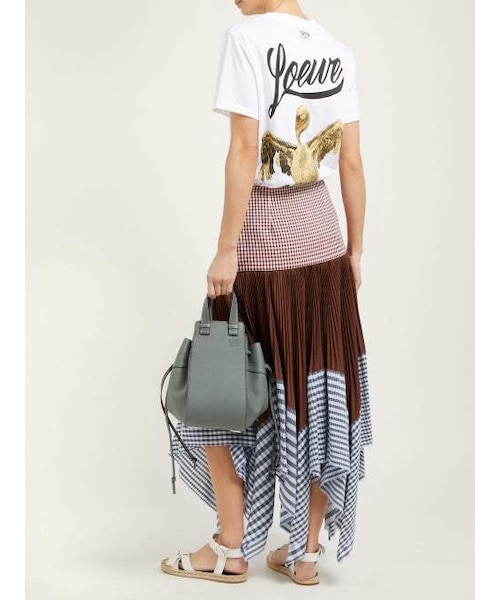 LOEWE（ロエベ）の「Loewe - Hammock Medium Leather Tote Bag - Womens - Grey（トートバッグ・レディース・Gray・One Size）」の3枚目の写真