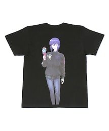 アイスクリーム　草薙素子　攻殻機動隊S.A.C SSS　漫画　コラボ　Tシャツ 3309_85b567ca-9e7d-4f2a-b399-