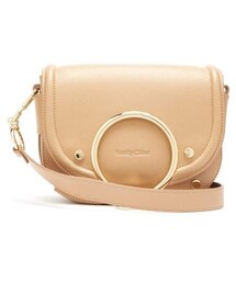 See By Chloé See By Chloe - Mara Grained Leather Cross Body Bag - Womens - Beige