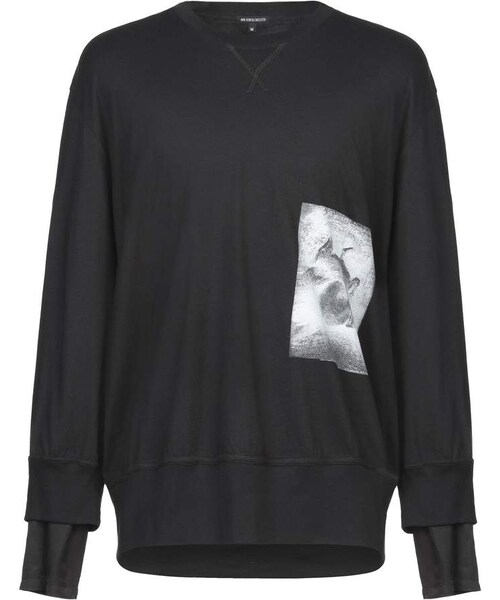 ANN DEMEULEMEESTER トロンプルイユ スウェット トレーナー ANN DEMEULEMEESTER トロンプルイユ スウェット トレーナー