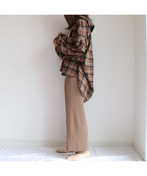 no brand（ノーブランド）の「brown check   loose  SH（シャツ/ブラウス・レディース・その他）」の12枚目の写真