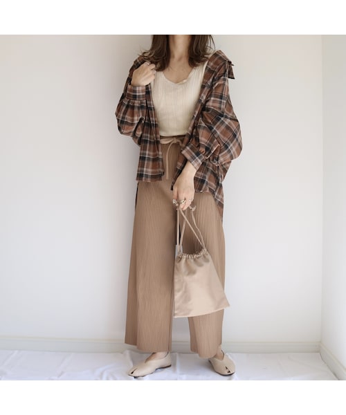 no brand（ノーブランド）の「brown check   loose  SH（シャツ/ブラウス・レディース・その他）」の11枚目の写真