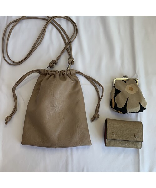 no brand(ノーブランド)の「2way drawstring bag(ショルダーバッグ・レディース・その他)」の8枚目の写真