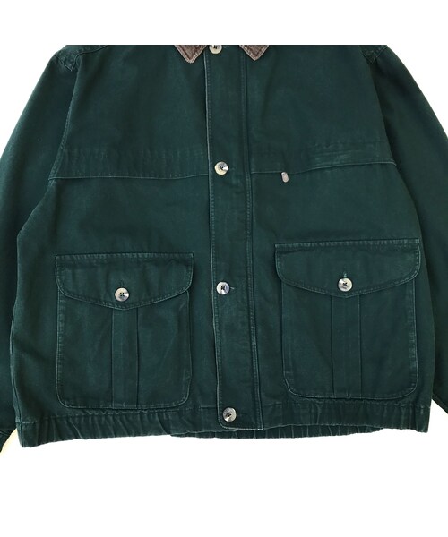 Eddie Bauer（エディーバウアー）の「90s Eddie Bauer / Cotton Lined Hunting Jacket /  Green / Used（マウンテンパーカー）」 - WEAR
