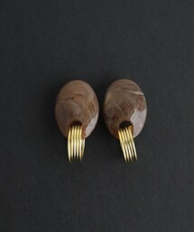 DHOLIC | オーバルレイヤードリングピアス(ピアス（両耳用）)