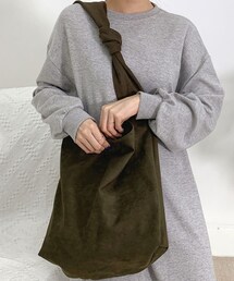 DHOLIC | ノットスエード調バッグ(ハンドバッグ)