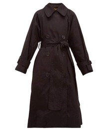 Marc Jacobs - Belted Cotton Gabardine Trench Coat - Womens - Black