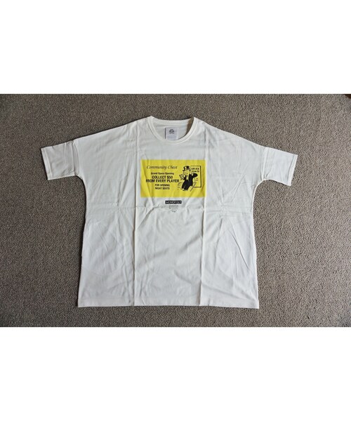 STOF(ストフ)の「stof MONOPOLY COMMUNITY CHEST ゆるいTシャツ(WHITE)(Tシャツ/カットソー・メンズ・その他)」の1枚目の写真