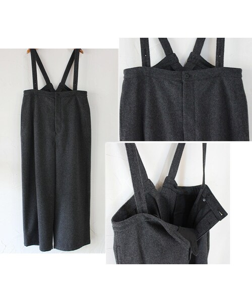 susuri(ススリ)の「**グレーのみ再入荷** susuri ススリ クラウンパンツ #grey , black 【送料無料】(つなぎ/オールインワン・レディース・その他)」の11枚目の写真