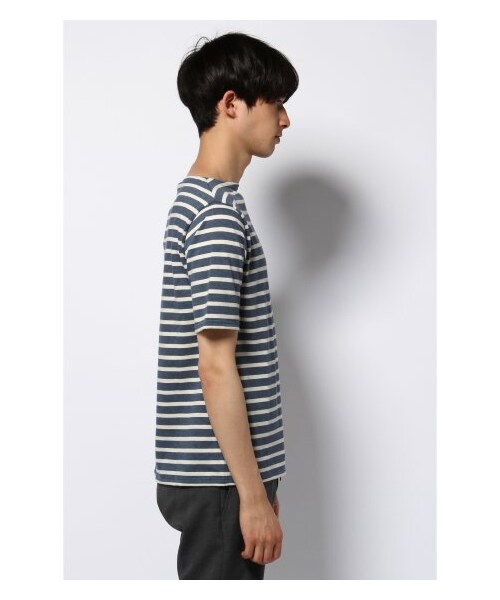 SAINT JAMES（セントジェームス）の「SAINT JAMES / セントジェームス: PIRIAC Season / カットソー（カットソー・Ｔシャツ・メンズ・グレーA/グリーン D/ネイビー B/ネイビー C/パープル・3/4）」の7枚目の写真