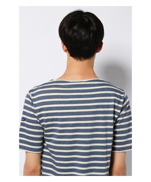 SAINT JAMES（セントジェームス）の「SAINT JAMES / セントジェームス: PIRIAC Season / カットソー（カットソー・Ｔシャツ・メンズ・グレーA/グリーン D/ネイビー B/ネイビー C/パープル・3/4）」の10枚目の写真