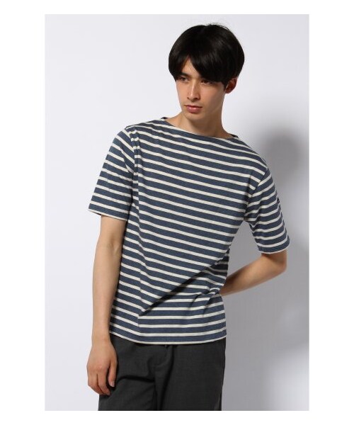 SAINT JAMES（セントジェームス）の「SAINT JAMES / セントジェームス: PIRIAC Season / カットソー（カットソー・Ｔシャツ・メンズ・グレーA/グリーン D/ネイビー B/ネイビー C/パープル・3/4）」の6枚目の写真