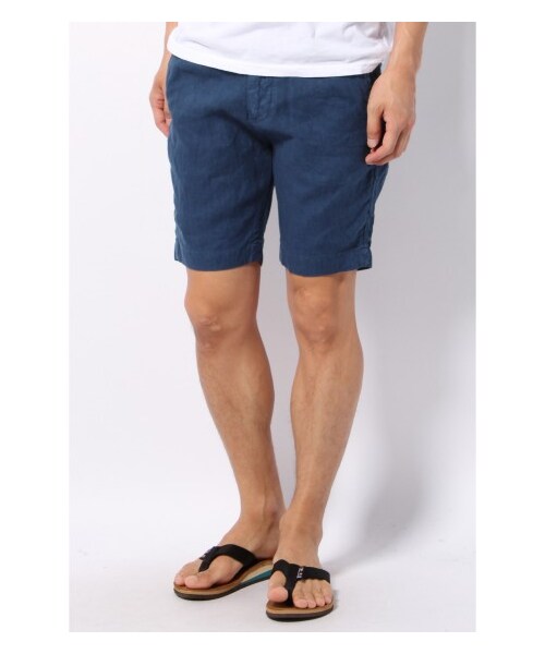 JOURNAL STANDARD relume(ジャーナルスタンダード レリューム)の「リネンキャンバスショーツ(ショート・ハーフパンツ・メンズ・ブラック/グレーA/カーキ B/ネイビー/ブルー A・S/M/L)」の5枚目の写真