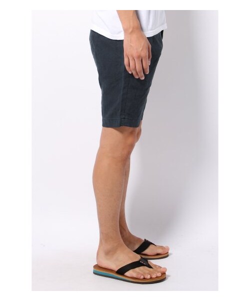 JOURNAL STANDARD relume(ジャーナルスタンダード レリューム)の「リネンキャンバスショーツ(ショート・ハーフパンツ・メンズ・ブラック/グレーA/カーキ B/ネイビー/ブルー A・S/M/L)」の7枚目の写真