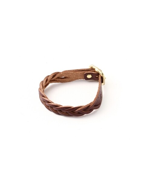 IL BISONTE（イルビゾンテ）の「IL BISONTE / イルビゾンテ: メッシュブレスレット PO（ブレスレット・バングル・ブラウン/ブラウン C/ナチュラル・フリー）」の2枚目の写真