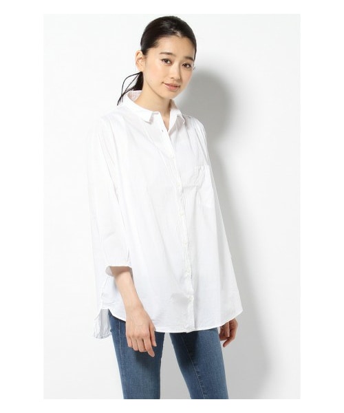 【美品】ドゥーズィエム LORENZINI コットン変型シャツ Deuxieme Classe（ドゥーズィエムクラス）の「◇LORENZINI コットン