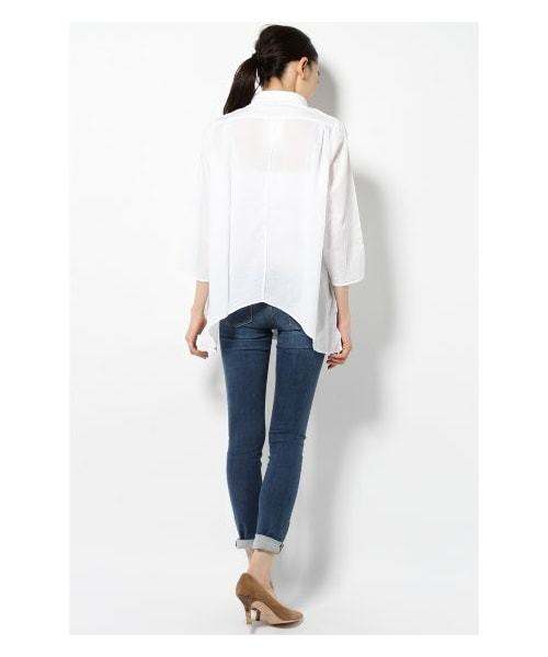 【美品】ドゥーズィエム LORENZINI コットン変型シャツ Deuxieme Classe（ドゥーズィエムクラス）の「◇LORENZINI コットン