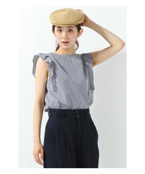 IENA（イエナ）の「フリルノースリーブブラウス（ブラウス）」 - WEAR