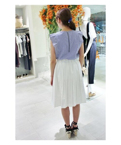 IENA（イエナ）の「フリルノースリーブブラウス（ブラウス）」 - WEAR