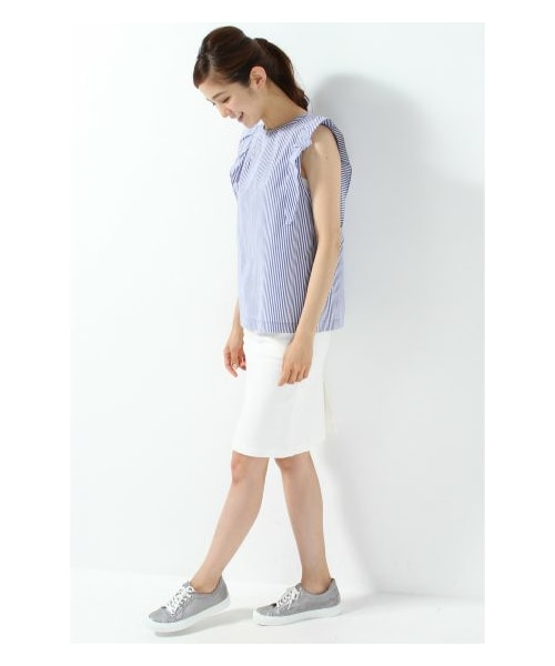 IENA（イエナ）の「フリルノースリーブブラウス（ブラウス）」 - WEAR