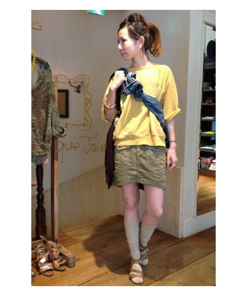 アパルトモン別注 REMI RELIFE 五分袖 スウェット ハーフスリーブ 楽天