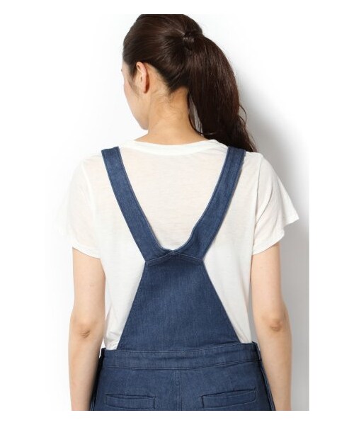 EDIT. FOR LULU（エディットフォールル）の「◇ストレッチデニムサロペット（ワンピース・レディース・ブルー・34/36）」の6枚目の写真