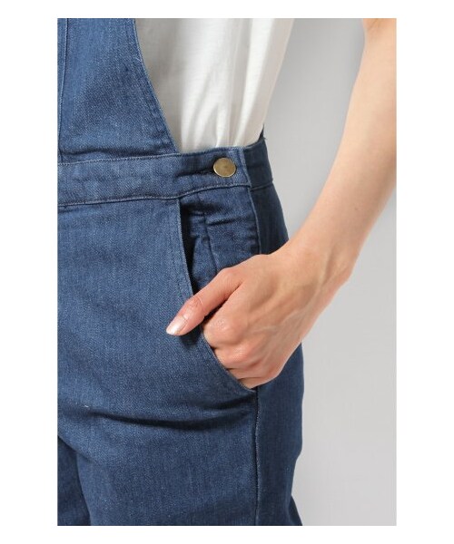 EDIT. FOR LULU（エディットフォールル）の「◇ストレッチデニムサロペット（ワンピース・レディース・ブルー・34/36）」の9枚目の写真