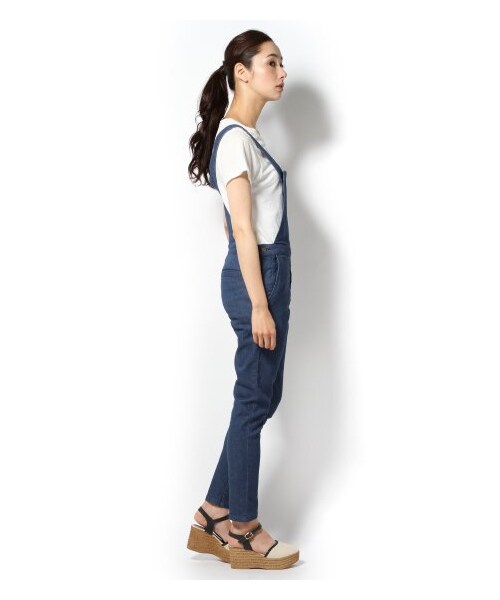 EDIT. FOR LULU（エディットフォールル）の「◇ストレッチデニムサロペット（ワンピース・レディース・ブルー・34/36）」の3枚目の写真